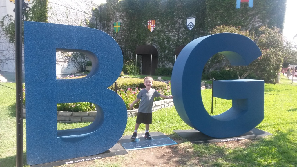 Unrelated photo, because every blog needs photo because SEO or something. Seb thought the "B" and "G" were there to represent his middle and last initials.